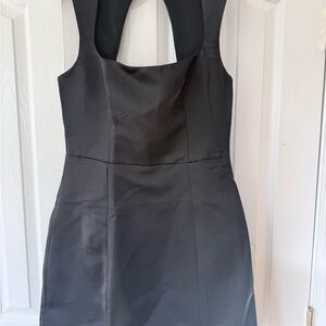 Lulu's Chic Black Backless Dress